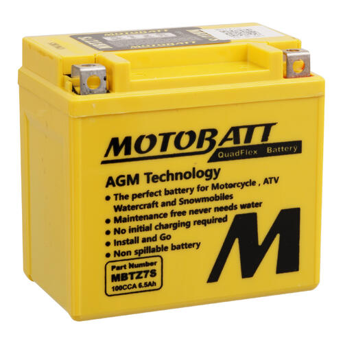 Yamaha NMAX 155 2018-2024 Motobatt Quadflex AGM 12V Battery High Performance