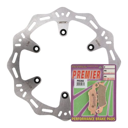 Yamaha YZ250F 2021-2023 MTX Hornet Brake Disc & Pads Front Service Kit 