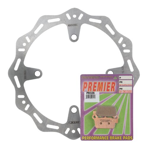 For Suzuki RM-Z250 2004-2006 MTX Hornet Brake Disc & Pads Rear Service Kit 