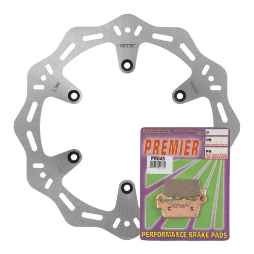 Yamaha YZ250 2002 MTX Hornet Brake Disc & Pads Rear Service Kit 