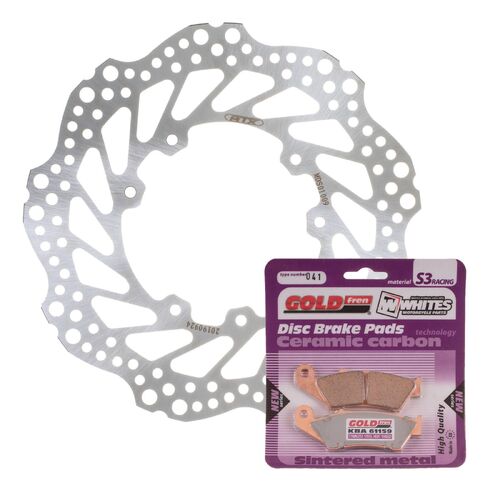 Honda CRF250X 2004-2016 MTX Brake Disc & Pads Front Service Kit 