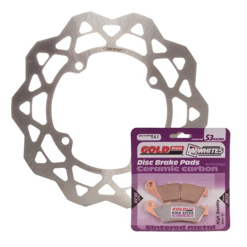 For Suzuki RMX450Z 2010-2017 MTX Brake Disc & Pads Front Service Kit 