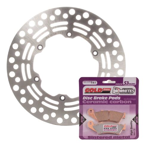 For Suzuki DR-Z400E 2000-2022 MTX Brake Disc & Pads Front Service Kit 