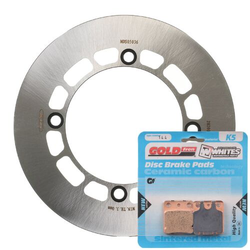 For Suzuki DR200SE Trojan 1995-2019 MTX Brake Disc & Pads Front Service Kit 