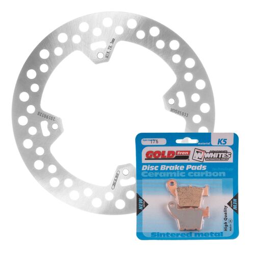 Honda CRF250R 2004-2019 MTX Brake Disc & Pads Rear Service Kit 