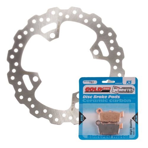 For Suzuki RM-Z250 2004-2006 MTX Brake Disc & Pads Rear Service Kit 