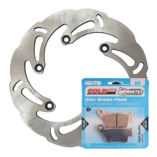 KTM 450 EXC 2003 MTX Brake Disc & Pads Rear Service Kit Direct Replacement