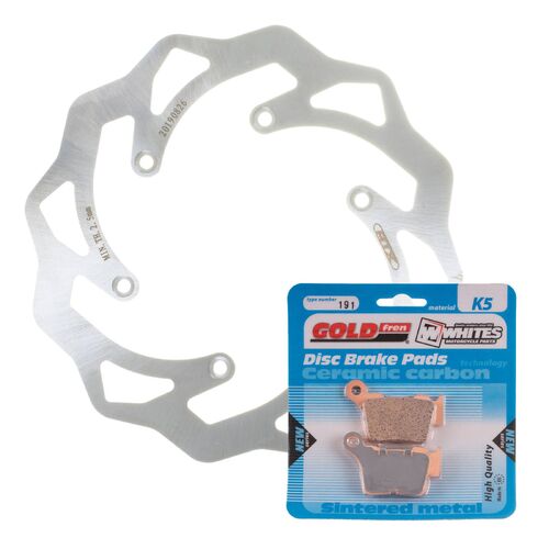Husqvarna TE300 2014-2017 MTX Brake Disc & Pads Rear Service Kit 