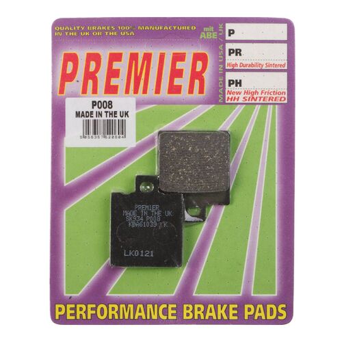 Aprilia RS 125 1999-2005 Premier Rear Disc Brake Pads Direct Replacement