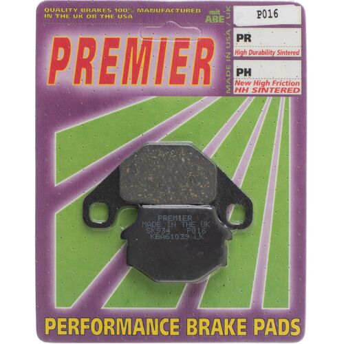 Kawasaki KLR650 2005-2007 Premier Rear Disc Brake Pads Direct Replacement