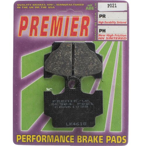 Yamaha SR250 1980-2001 Premier Front Disc Brake Pads Direct Replacement