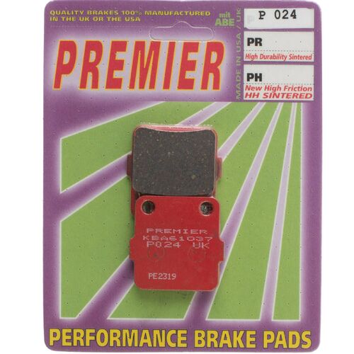 Yamaha YFM400FW Big Bear 4WD 2002 Premier Front Disc Brake Pads