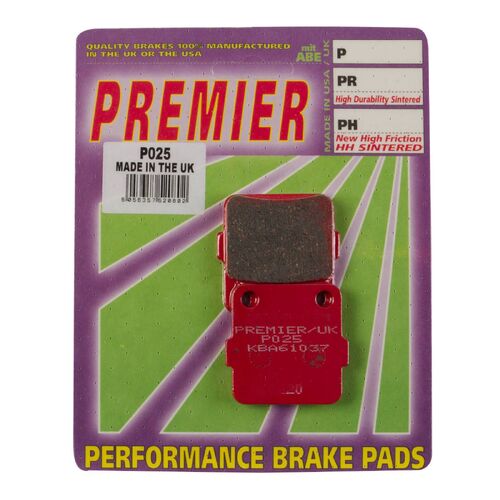 Yamaha YZ85L BW 2002-2022 Premier Rear Disc Brake Pads Direct Replacement