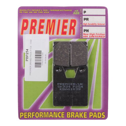 Yamaha YQ Aerox 1997-2012 Premier Rear Disc Brake Pads Direct Replacement