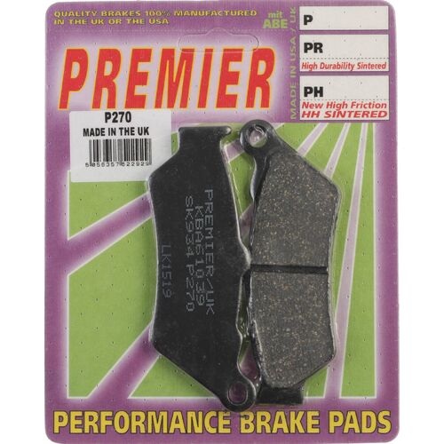 KTM 990 Adventure 2007-2012 Premier Front Disc Brake Pads Direct Replacement