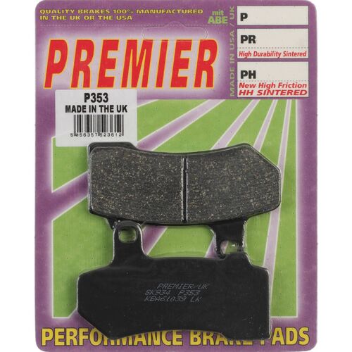 Harley Davidson V-Rod Street Rod VRSCR 2006-2010 Premier Rear Brake Pads