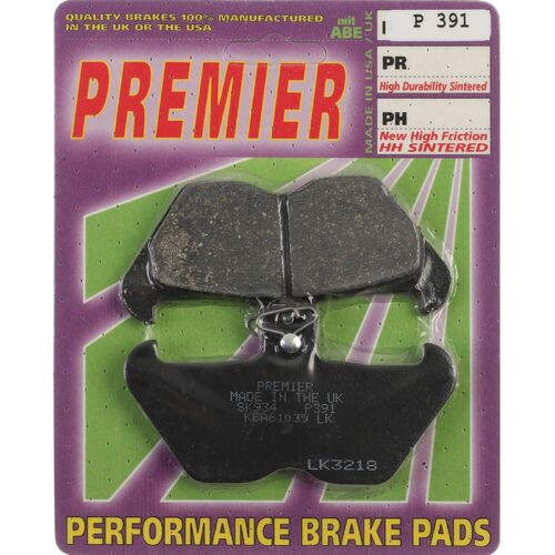 BMW K1 1988-1993 Premier Front Disc Brake Pads Direct Replacement