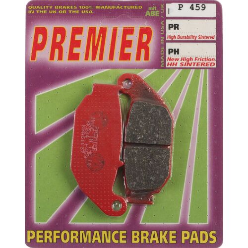 Honda CRF250LA ABS 2018-2020 Premier Rear Disc Brake Pads Direct Replacement