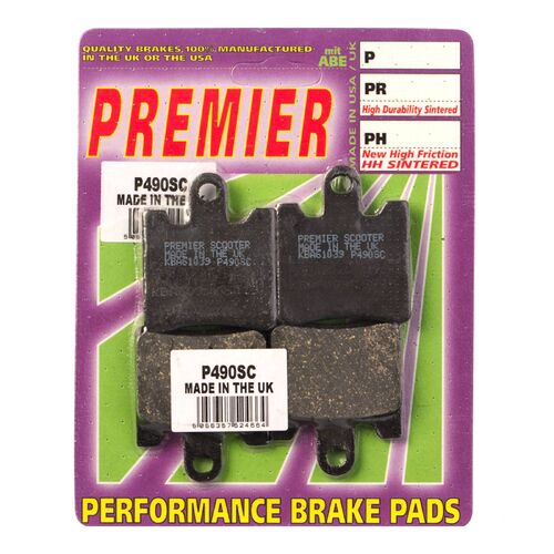 For Suzuki AN250 BurgMan 2003-2006 Premier Front Disc Brake Pads