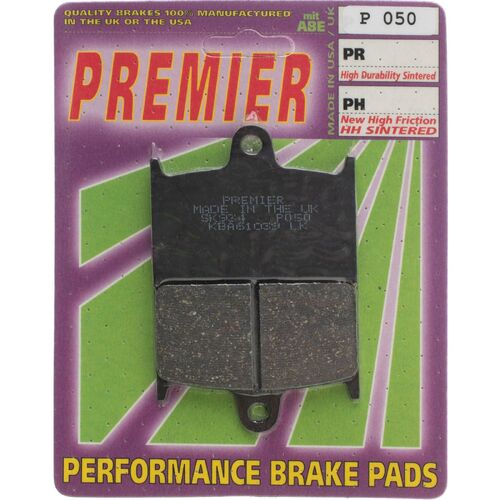 For Suzuki GSXR750W 1992-1993 Premier Front Disc Brake Pads Direct Replacement