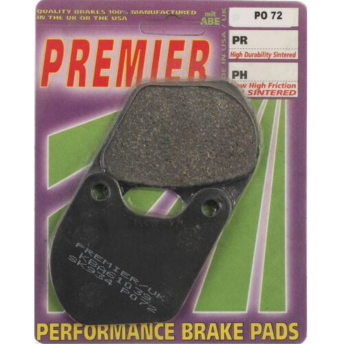 Harley Davidson XLCH 1000 Sportster 1973-1979 Premier Rear Brake Pads