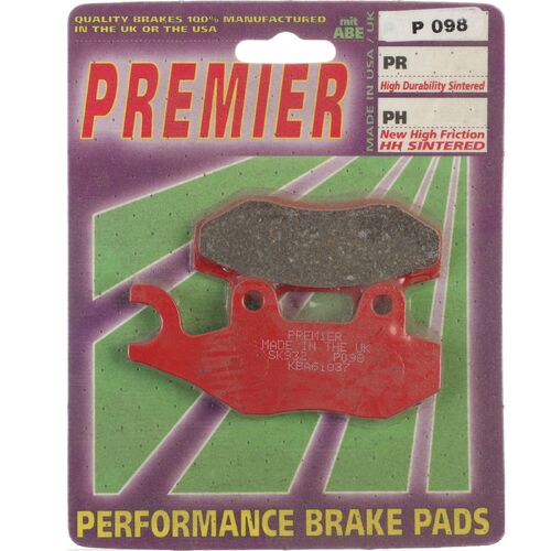 Cagiva Gran Canyon 1998-2000 Premier Rear Disc Brake Pads Direct Replacement