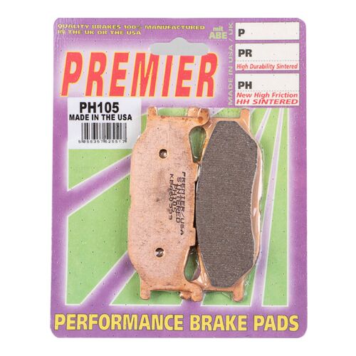 Yamaha XVS950 Bolt C Spec 2016-2021 Premier Sintered Front Brake Pads
