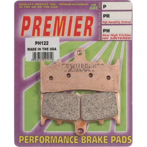 Kawasaki ZX6R 1998-2002 Premier Sintered Front Disc Brake Pads