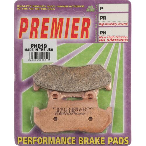 Honda CBR600F 1987-1990 Premier Sintered Rear Disc Brake Pads