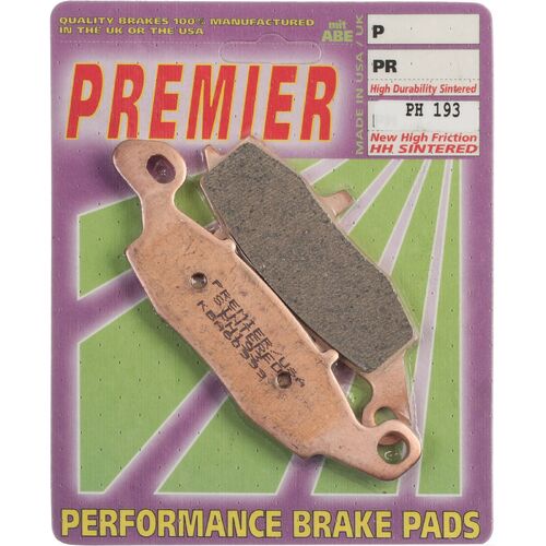 Kawasaki Ninja 650R ABS 2013 Premier Sintered Left Front Brake Pads