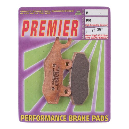 Kawasaki KLR650 2008-2022 Premier Sintered Rear Disc Brake Pads