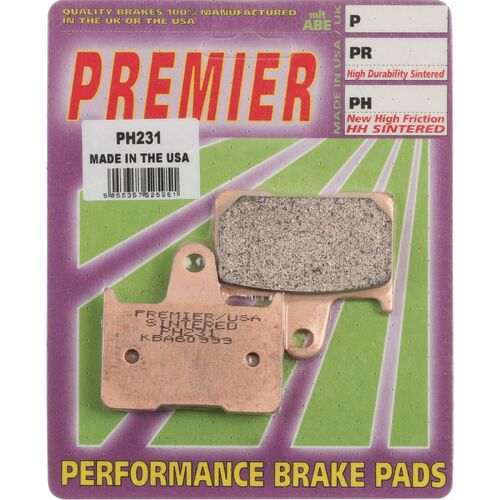 Harley Davidson XL1200X Forty-Eight 2014-2021 Premier Sintered Rear Brake Pads