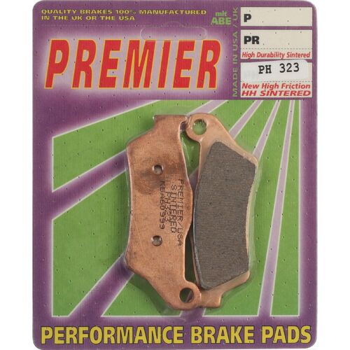 BMW HP2 MegaMoto 2006-2008 Premier Sintered Rear Disc Brake Pads