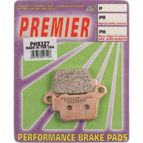 Husaberg FE390 2009 Premier Sintered Rear Disc Brake Pads Direct Replacement
