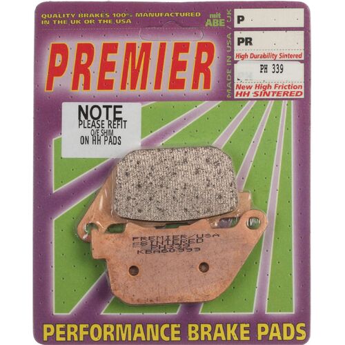Harley Davidson FXDR 114 2019-2020 Premier Sintered Rear Brake Pads