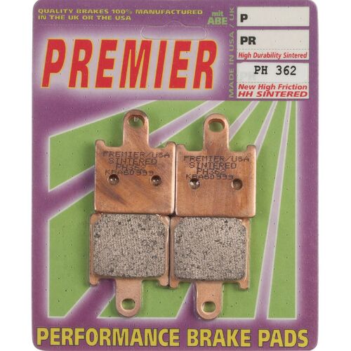 Kawasaki ZX6R 2007-2012 Premier Sintered Front Disc Brake Pads