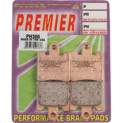 Yamaha FJR1300 AE 2015 Premier Sintered Front Disc Brake Pads