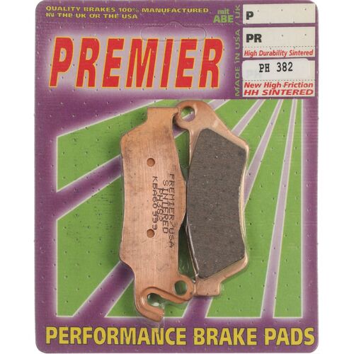 BMW K1200GT 2006-2008 Premier Sintered Rear Disc Brake Pads Direct Replacement