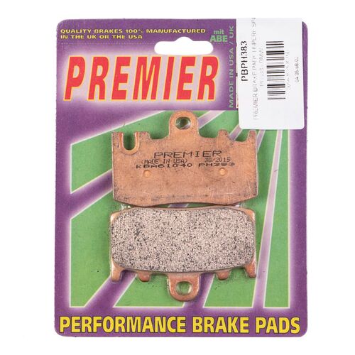 BMW K1200GT 2006-2008 Premier Sintered Right Rear Brake Pads
