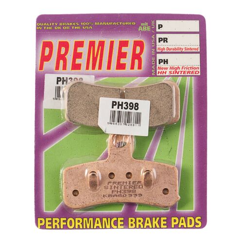 Harley Davidson FXSTC Softail Cust 2008-2010 Premier Sintered Front Brake Pads