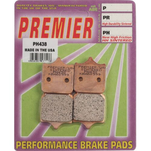 Triumph Speed Twin 2020-2022 Premier Sintered Front Brake Pads
