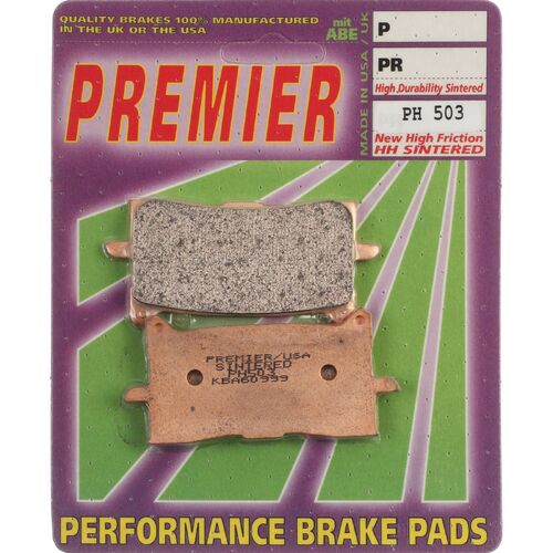 Honda CBR650R 2019-2022 Premier Sintered Front Disc Brake Pads