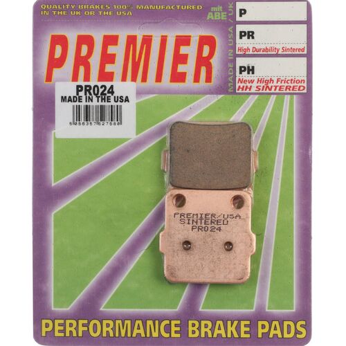 Yamaha YFM660R Raptor 2WD 2001-2005 Premier Full Sintered Front Brake Pads