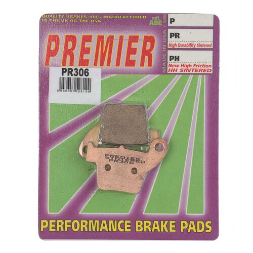 Honda CRF250R 2004-2023 Premier Full Sintered Rear Brake Pads