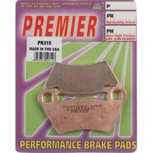 Polaris Ranger 800 6X6 2010-2014 Premier Full Sintered Rear Brake Pads