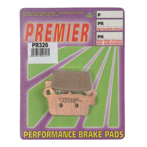 Kawasaki KX450F 2006-2022 Premier Full Sintered Rear Brake Pads