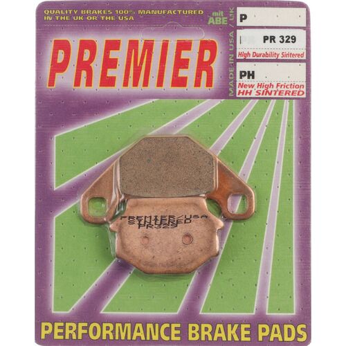 For Suzuki LTA500F Vinson 4WD 2002-2008 Premier Full Sintered Rear Brake Pads