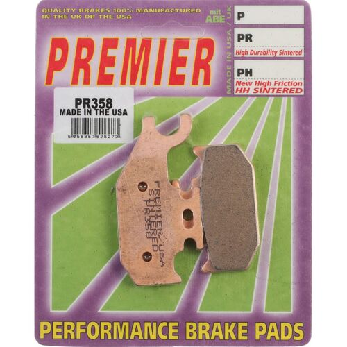 For Suzuki LTA400 King Quad 2X4 2008-2015 Premier Full Sintered Left Front Brake Pads