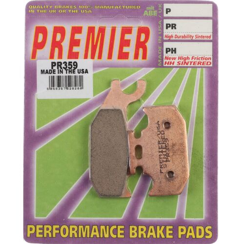 For Suzuki LTA400 King Quad 2X4 2008-2015 Premier Full Sintered Right Front Brake Pads
