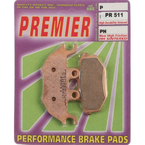 Kawasaki Mule Pro FX 2016-2022 Premier Full Sintered Rear Brake Pads